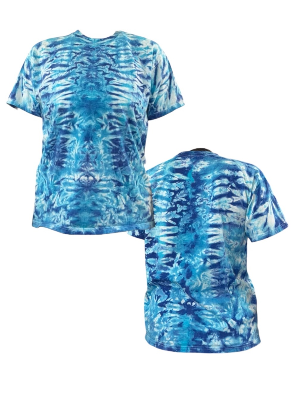 Blue Tie-Dye Short Sleeve Tee